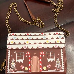 Betsey Johnson Gingerbread House Crossbody Bag